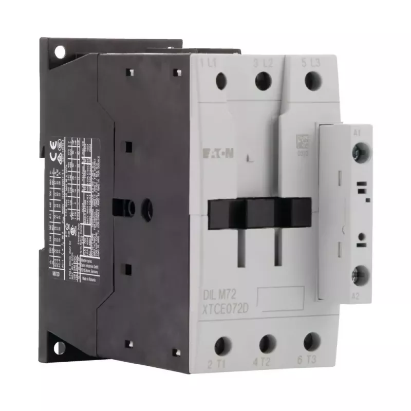 Eaton DILM72(RDC24) Contator de potência, 3 polos, 72 A, bobina 24 V DC 107671