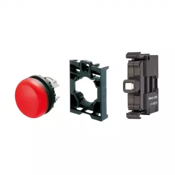 Eaton M22-L-R-LED-BVP Lâmpada de sinalização LED vermelha, 24 V AC/DC, montagem 22,5 mm 110926