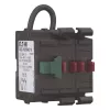 Eaton M22-K02SMC10 Relé de potência, 2 NF, montagem frontal, terminais de parafuso, preto 121474