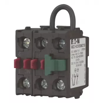 Eaton M22-KC02SMC10 Elemento de contacto, 2 NF, terminais de parafuso, montagem frontal 121720