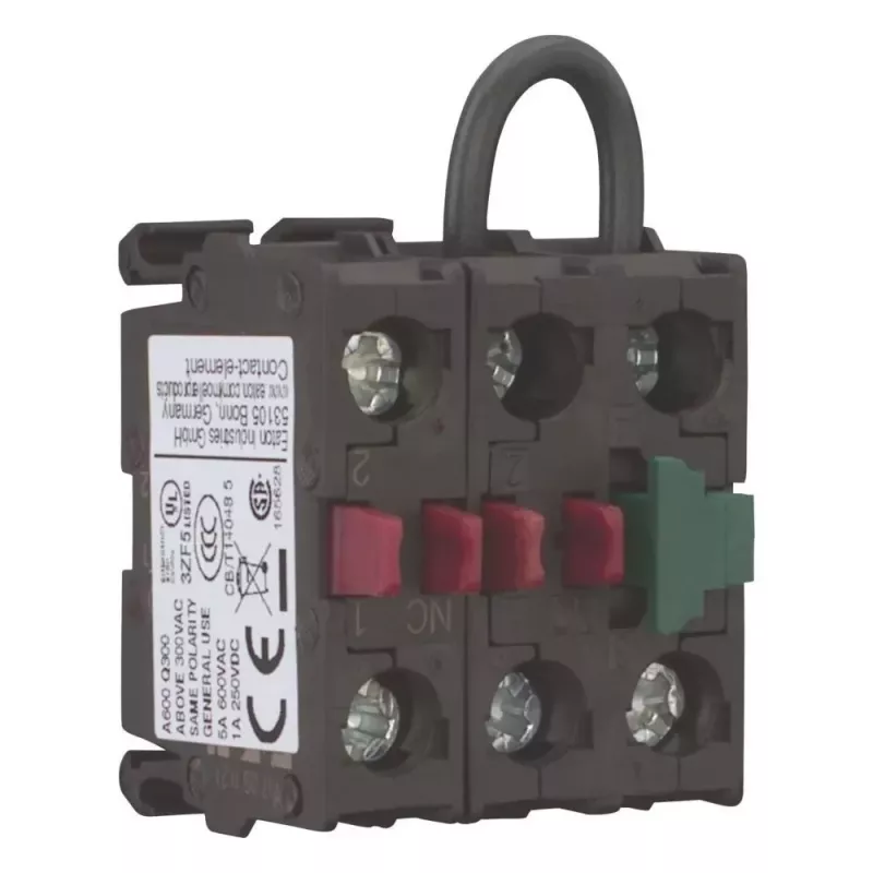 Eaton M22-KC02SMC10 Elemento de contacto, 2 NF, terminais de parafuso, montagem frontal 121720