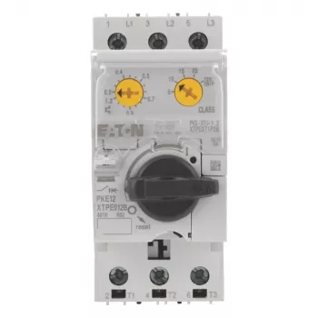 Eaton PKE12/XTU-1.2 Disjuntor-motor de 3 polos, 0,3-1,2 A, 690V, 50kA 121731