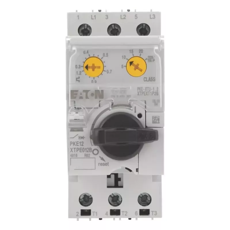 Eaton PKE12/XTU-1,2 disjuntor de proteção de motor, 3 polos, 0,3-1,2 A 121731