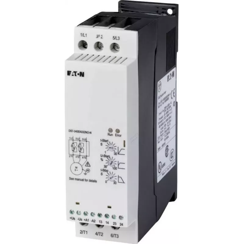 Eaton DS7-342SX032N0-N arrancador suave, 50/60 Hz, cinzento 134932
