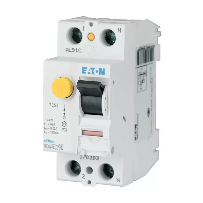 Eaton Y7-170431 FRCMM-25/2/003-A interruptor diferencial, 2 polos, 25 A, 30 mA, tipo A
