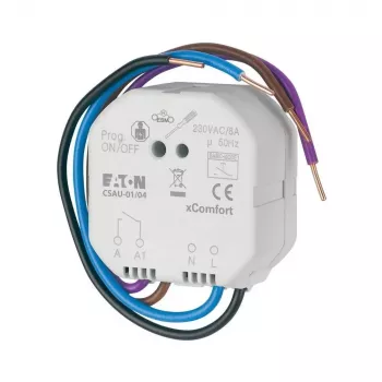EATON xComfort atuador de comutação RF sem potencial 1 canal 16A montagem encastrada 121080