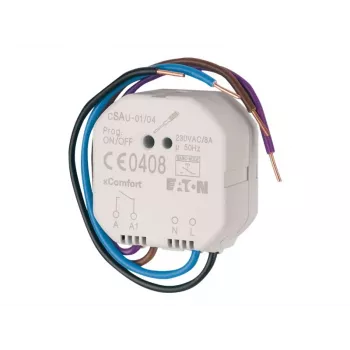 EATON xComfort atuador de comutação RF sem potencial 1 canal 16A montagem encastrada 121080