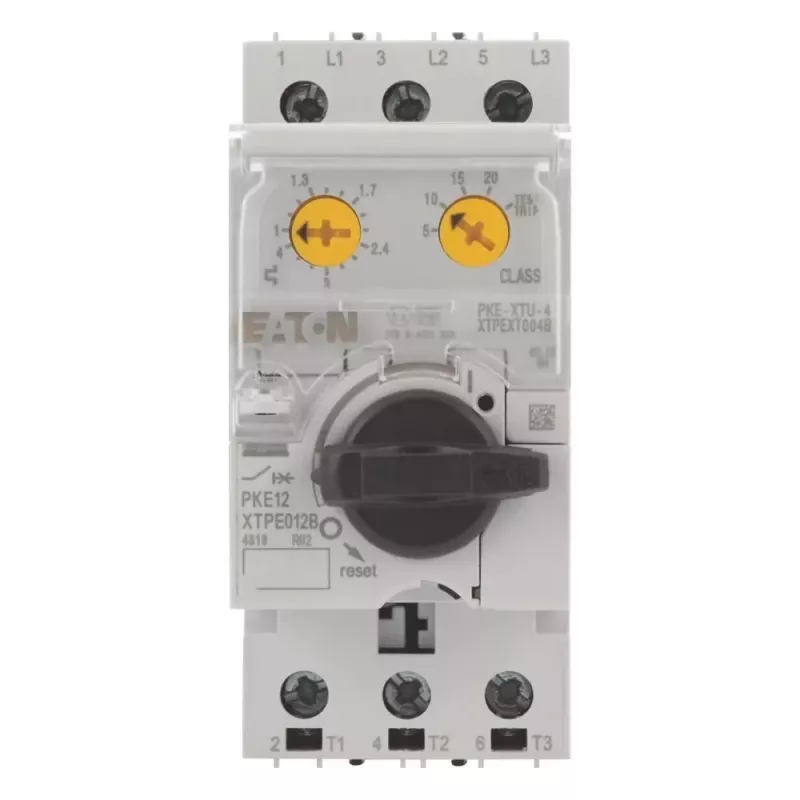 Eaton PKE12/XTU-4 disjuntor de proteção de motor, 3 polos, 0,3-12 A, 690 V AC 121732