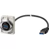 Eaton M30C-FUSB-60 tomada USB 3.0 Type-A de encastrar com cabo de 1,5 m, anel frontal metálico Y7-187084