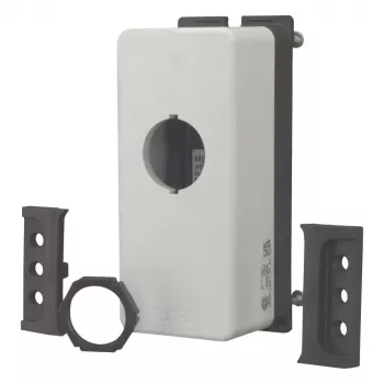 EATON M22-FI1 caixa de superfície, 1 ponto de comando, cinzento/preto, IP66/IP67/IP69K