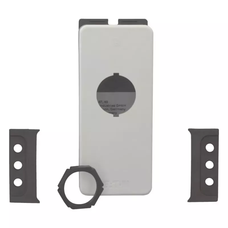 EATON M22-FI1 caixa de superfície, 1 ponto de comando, cinzento/preto, IP66/IP67/IP69K