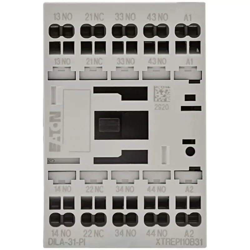 EATON DILA-31 Contator auxiliar, bobina 230 V 50 Hz / 240 V 60 Hz, 3NO+1NC, 4 A 199209