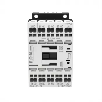 Eaton DILA-31 Contator auxiliar, bobina 24 V DC, 3NO+1NC, tetrapolar 199213