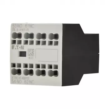 Eaton DILA-XHI11-PI Bloco de contactos auxiliares, 1NO+1NC, terminais push-in, para contatores DILM7-DILM38 199314