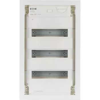 Eaton KLV-36HWP-F Quadro de distribuição de montagem à superfície, 3 filas, 36 módulos, porta transparente, branco 178810