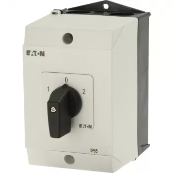 Eaton T0-3-8212/I1 Interruptor de cames tripolar 20 A, 2x60°, cinzento/preto 207123
