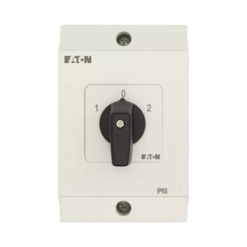 Eaton T0-3-8212/I1 Interruptor de cames tripolar 20 A, 2x60°, cinzento/preto 207123