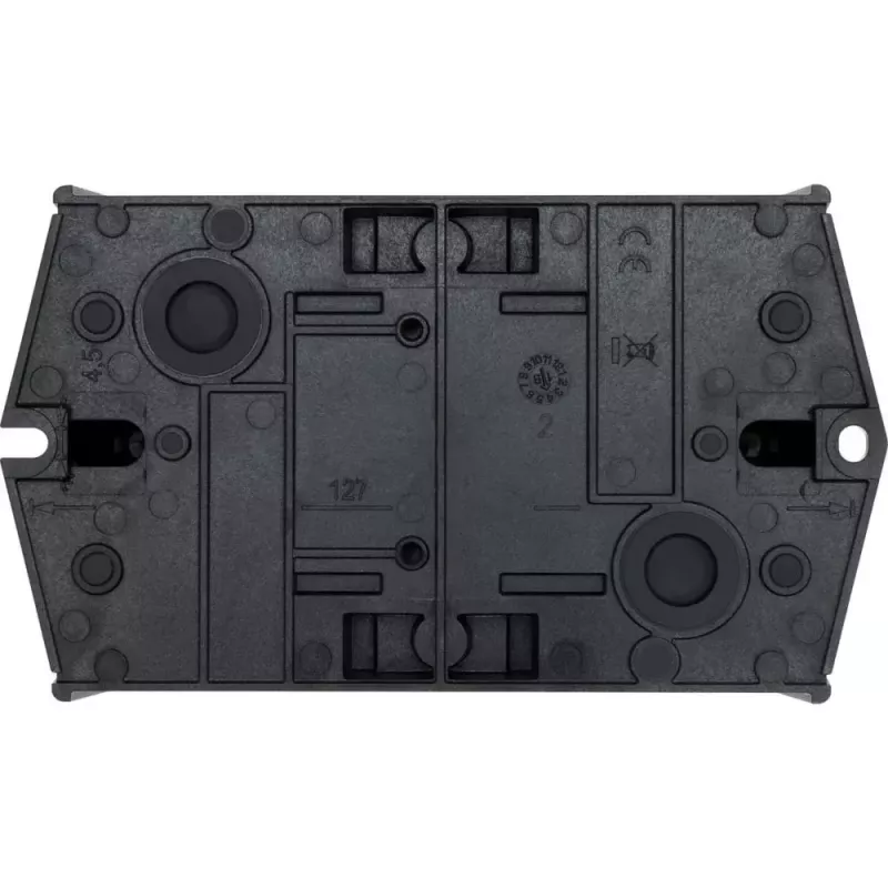 Eaton T0-2-1/I1/SVB-SW interruptor de alavanca tripolar, preto/branco, 207148