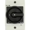 Eaton T0-2-1/I1/SVB-SW interruptor de alavanca tripolar, preto/branco, 207148