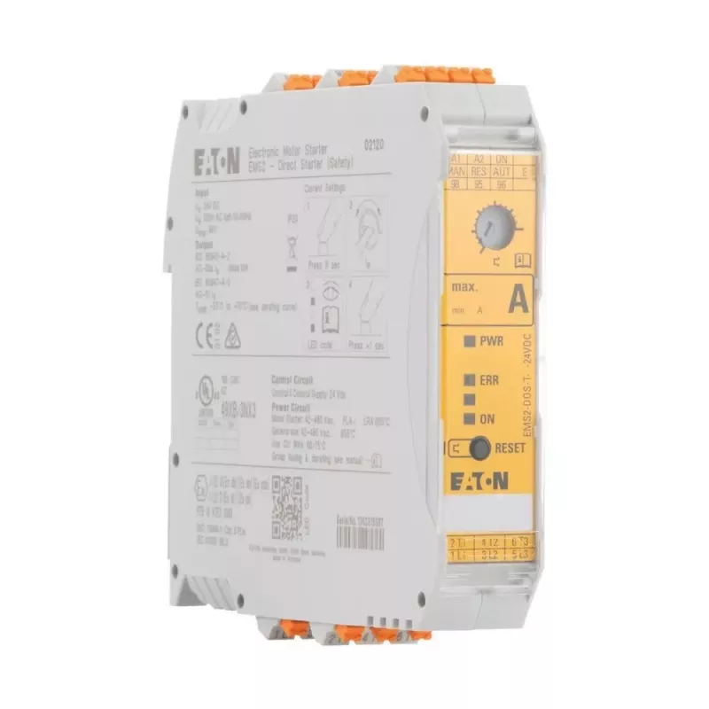 Eaton EMS2-DOS-T-9-24VDC Arrancador direto, 3 kW a 400 V, 9 A, comando 24 V DC 192397