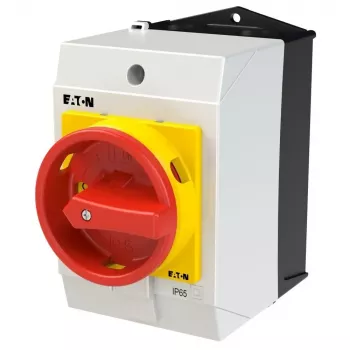 Eaton T0-4-8344/I1/SVB Interruptor de cames, tetrapolar, 20 A, 690 V, 3 posições, montagem frontal, punho preto 207163