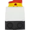Eaton T0-4-8344/I1/SVB Interruptor de cames, tetrapolar, 20 A, 690 V, 3 posições, montagem frontal, punho preto 207163
