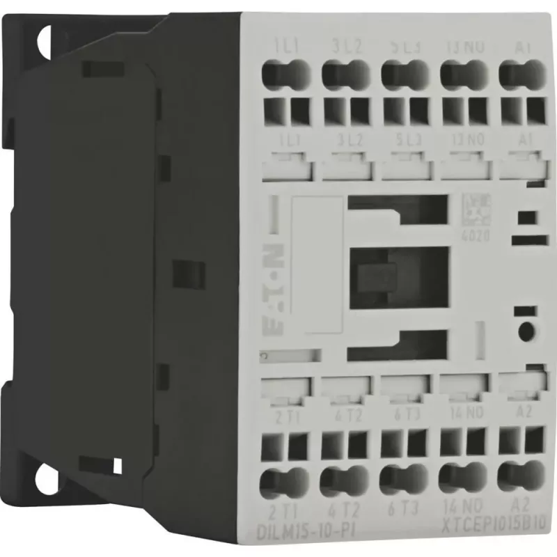 Eaton DILM15-10(24VDC)-PI contactor de potência, 3 contactos normalmente abertos, 24 V DC, 170 A 199253