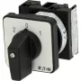 Eaton T0-1-15421/E Interruptor de came, 1 polo, LIGAR-DESLIGAR, 20 A, 690 V AC, alavanca, preto, painel frontal 48x48 mm 095806