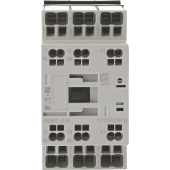 Eaton DILM17-11(RDC24)-PI Contator de potência, 3 contactos principais NO, bobina 24 V DC, 17 A 199283