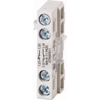 Eaton NHI-B-11-PKZ0 Bloco de contacto auxiliar, 1NO+1NC, branco, para PKZ0 208277