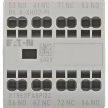 Eaton DILA-XHI22-PI Bloco de contacto auxiliar, 2NO+2NC, 4A, montagem frontal 199319
