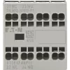 Eaton DILM12-XHI11 Bloco de contacto auxiliar, 1NO+1NC, montagem frontal, terminais de parafuso 199456