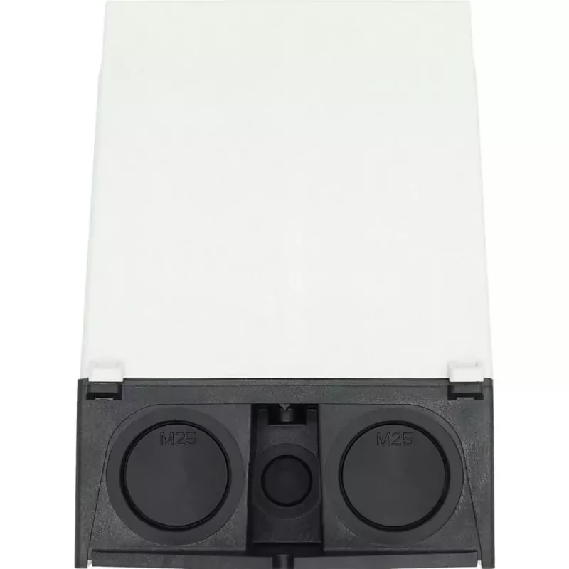 Eaton CI-K Caixa vazia para montagem em calha DIN, 100 x 160 x 145 mm, cinzento claro (RAL 7035), tampa preta (RAL 9005) 206883