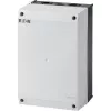 Eaton Caixa de flange inferior preta/superior branca 160 x 240 mm PC IP65 com calha DIN (CI-K 4-125-TS)