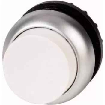 Eaton M22-DH-W Atuador de botão de pressão saliente branco, 22,5 mm, instantâneo 216638