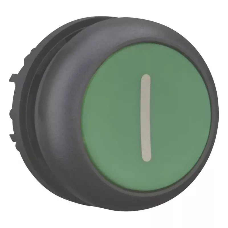 Eaton M22S-D-G-X1 botão de pressão plano, verde 216608