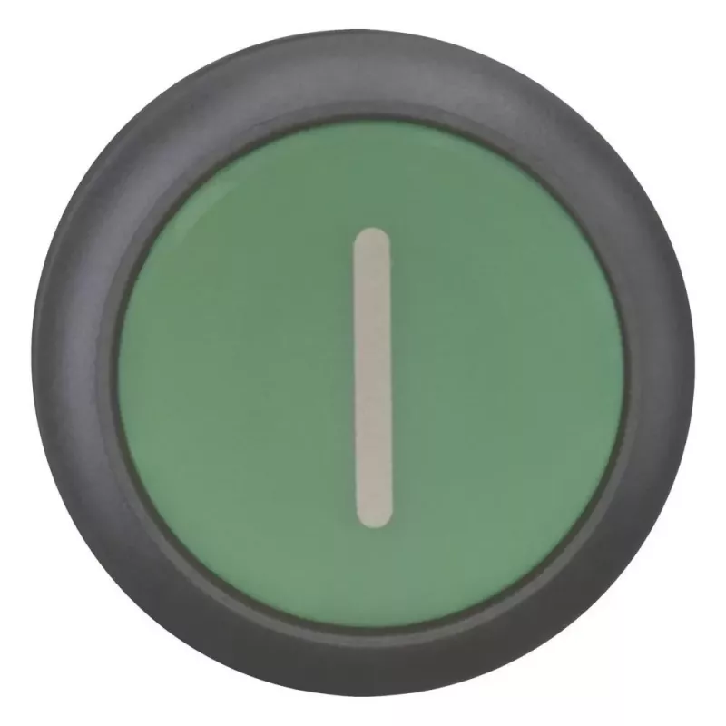 Eaton M22S-D-G-X1 botão de pressão plano, verde 216608