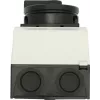 Eaton T0-1-102/I1/SVB-SW Interruptor principal 2 polos, 20 A, 690 V AC, manípulo preto, painel frontal branco 207144