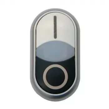 Eaton M22S-DDL-W Acionador de botão de pressão duplo, iluminado, branco 216707