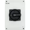Eaton P3-63/I4/SVB-SW/HI11 interruptor rotativo, de 3 polos, preto/branco 207345