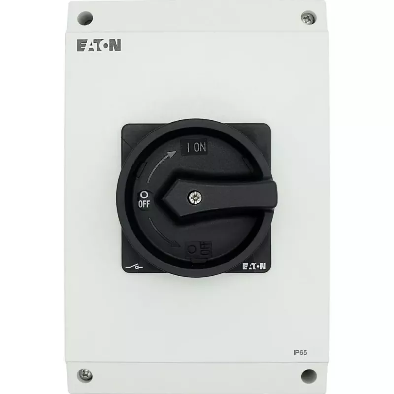 Eaton P3-63/I4/SVB-SW/HI11 interruptor rotativo, de 3 polos, preto/branco 207345