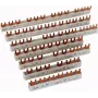 Eaton 215644 Borne de barramento, reto, ficha, cobre, Branco, 10 mm², 63 A