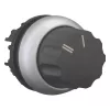 Eaton M22-WR-X92 Interruptor rotativo, 2 posições, com retenção, botão rotativo, Preto
