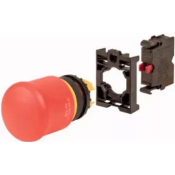 Eaton M22-PV-K01-BVP Botão de pressão de emergência, 1 NF, desbloqueio por puxamento, IP66 110938