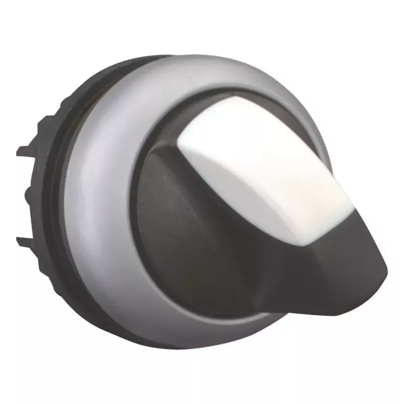Eaton M22-WKV seletor rotativo, manípulo, posição em V, com retenção, IP66, preto/cinzento 216874