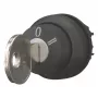 Eaton M22S-WRS3 Interruptor rotativo acionado por chave, 3 posições, com retenção, Preto 216901