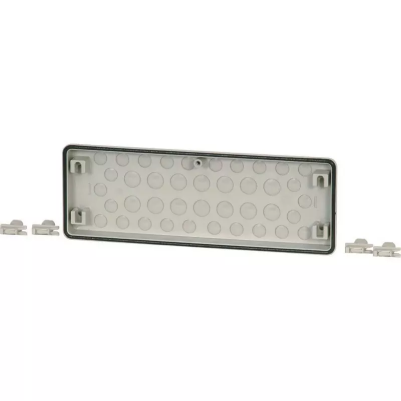 Eaton FL4-2 Flange para armário elétrico, plástico cinzento, 329 x 23 x 116 mm 014863