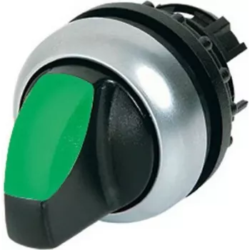 Eaton M22-WLK-G Interruptor de chave, 2 posições, com retenção, Preto/Prateado 216816