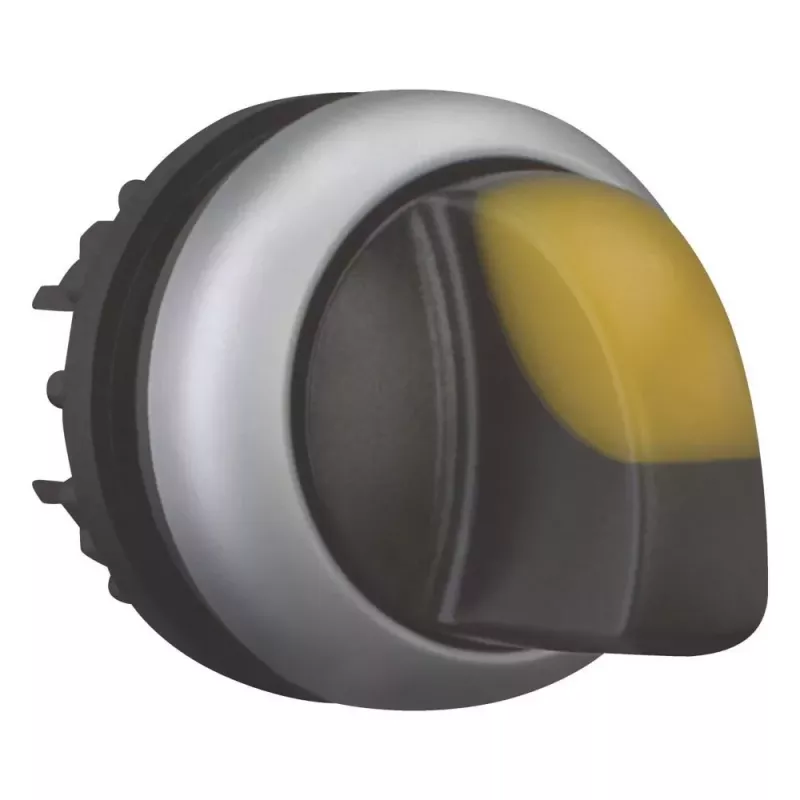 Eaton M22-WRLK-Y Acionador de interruptor rotativo acionado por chave, 3 posições, Amarelo 216829