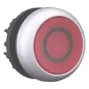 Eaton M22-DL-R-X0 interruptor de botão de pressão, preto/metálico/vermelho 216936
